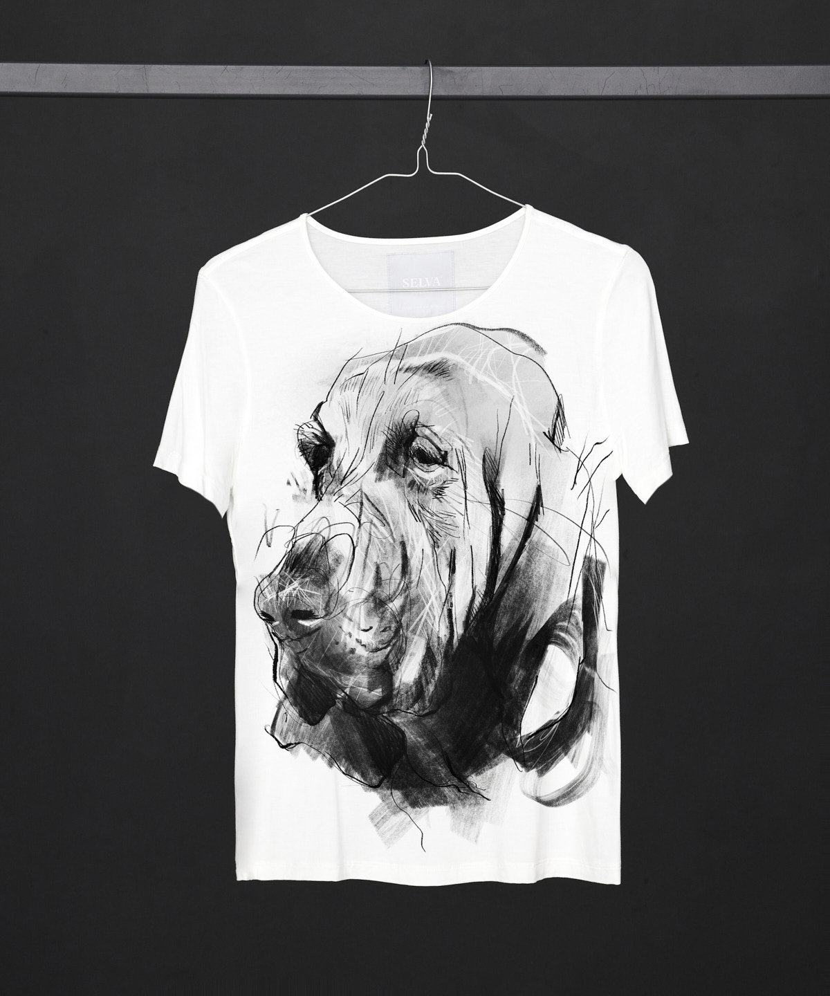 Hound white t-shirt woman