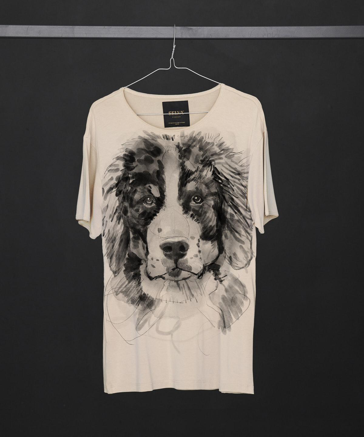 Bernese Mountain Dog no. 2 hummus t-shirt MAN