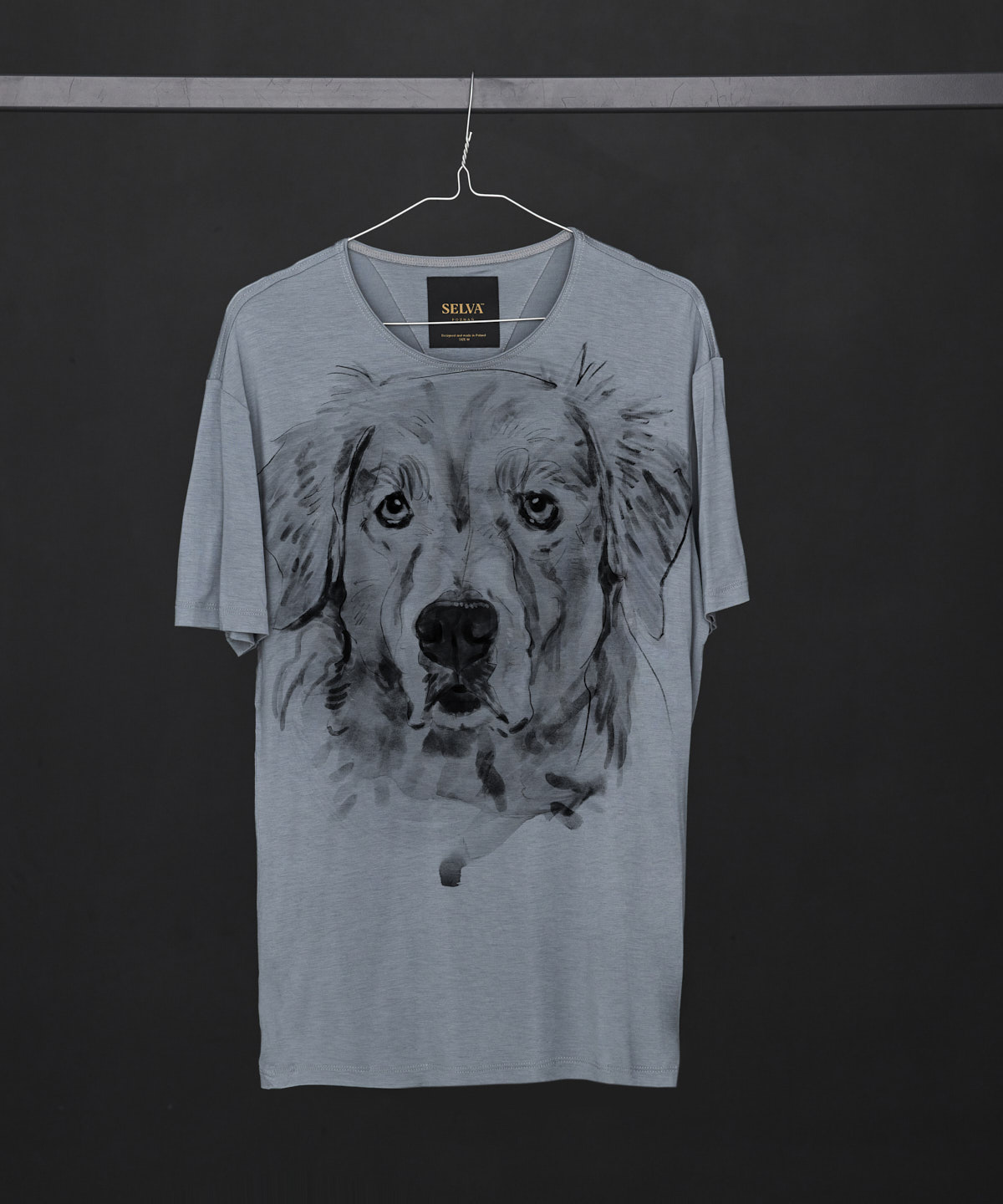 Golden Retriever storm cloud t-shirt MAN