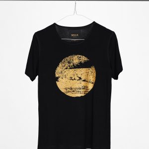Gold Hiroshige Moon T-shirt WOMAN