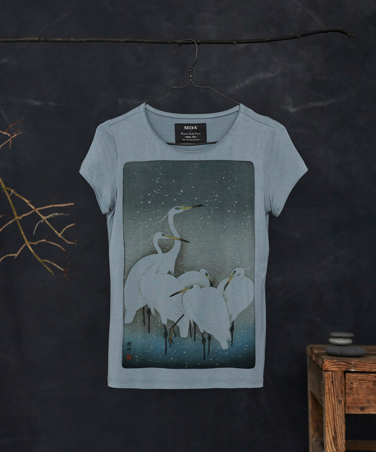 Ohara Shoson T-shirt Woman storm cloud