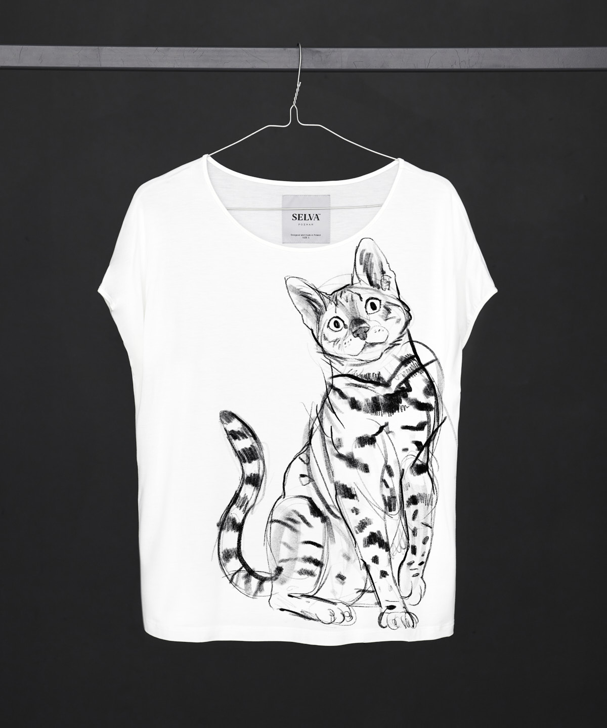 Bengal Cat white T-shirt Woman