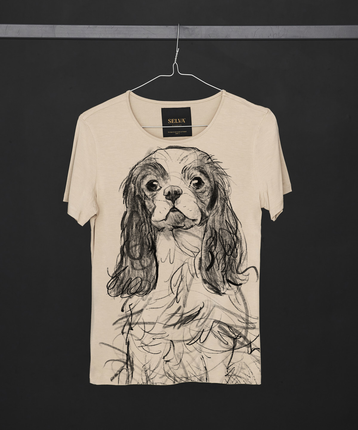 Cavalier no.2 hummus T-shirt Woman