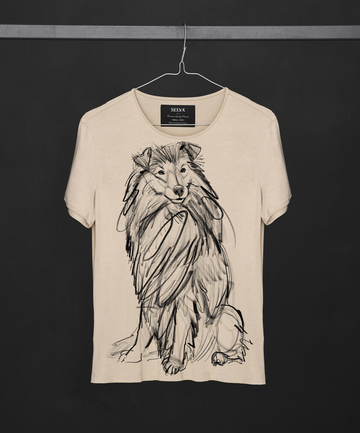 Shetland Sheepdog hummus T-shirt Woman