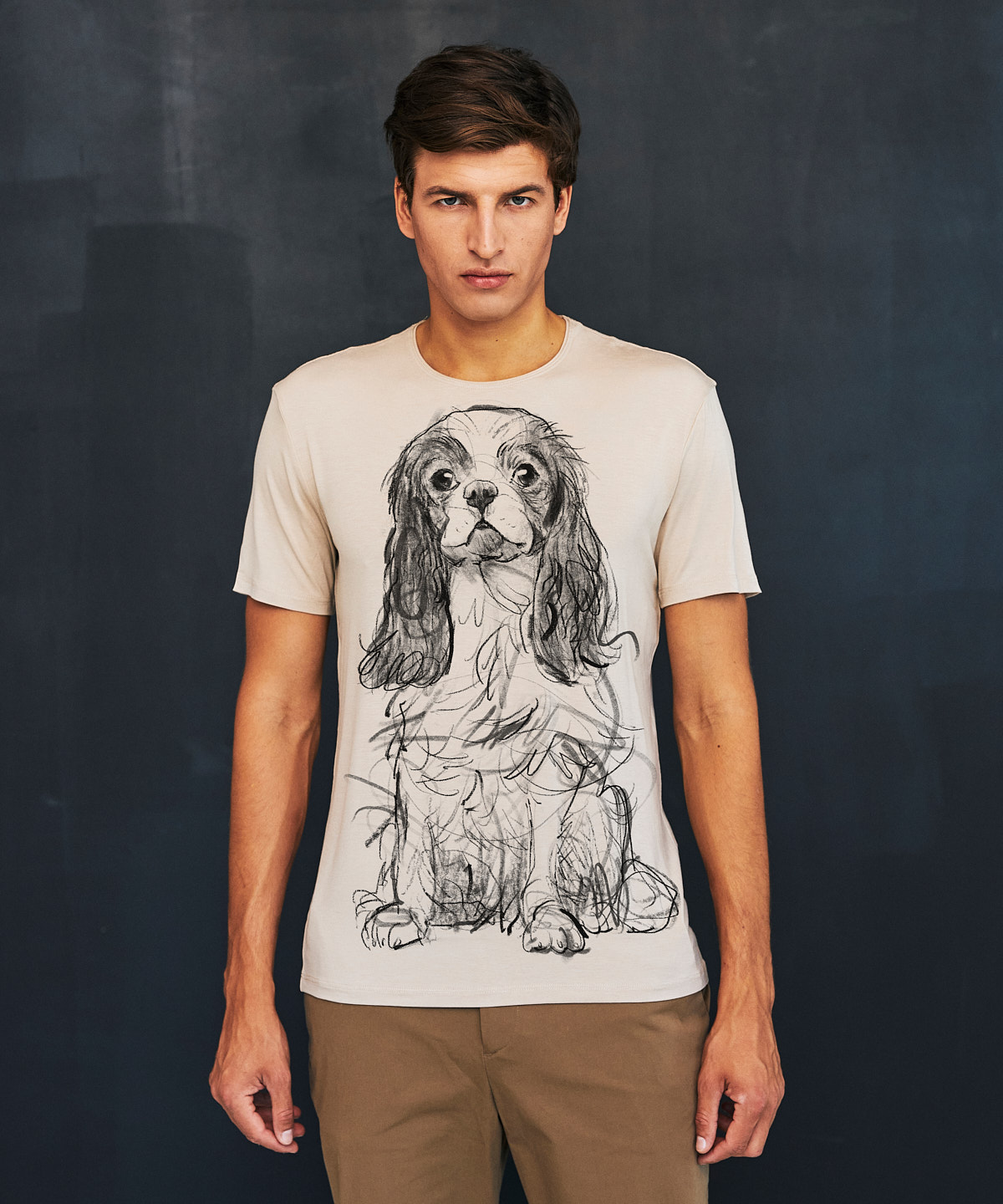 Cavalier no.2 hummus t-shirt MAN