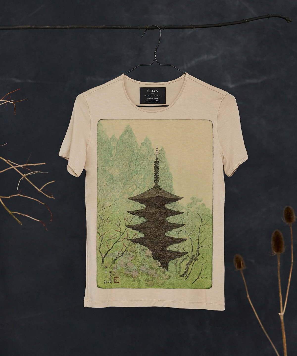 Chikuhaku Suzuki T-shirt Woman hummus