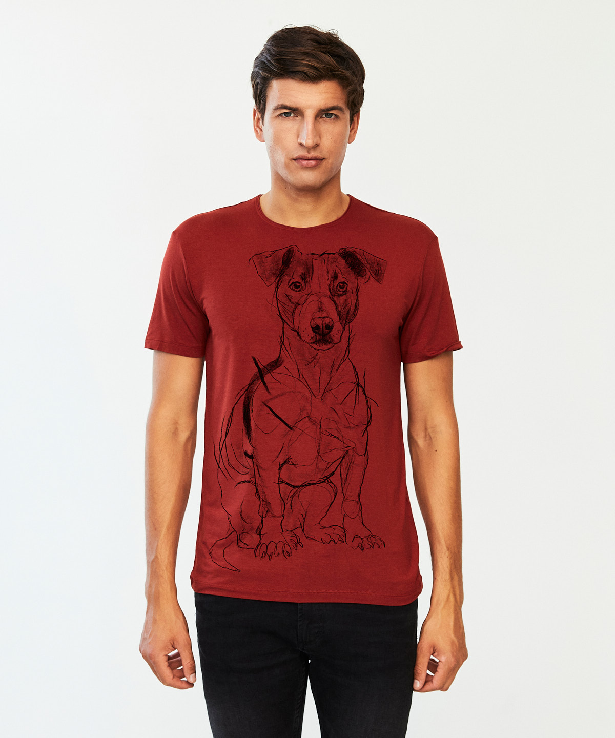 Jack Russel no.2 marsala t-shirt MAN