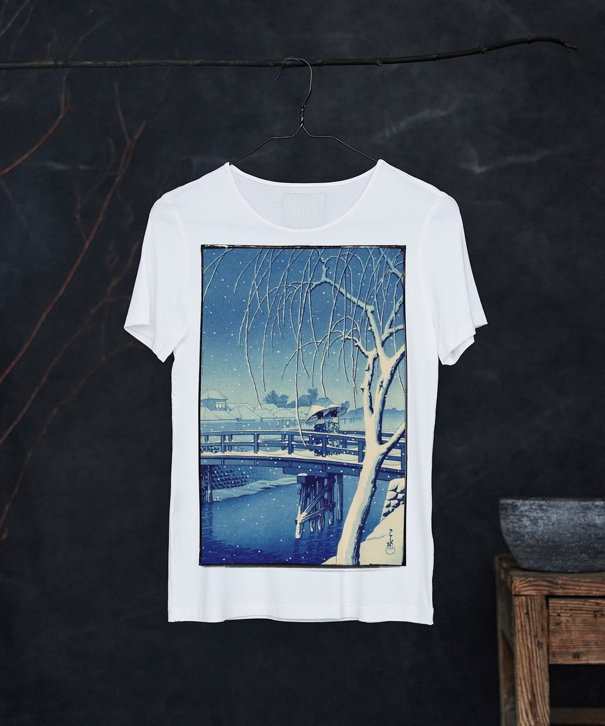 Kawase Hasui no.2 T-shirt Woman white