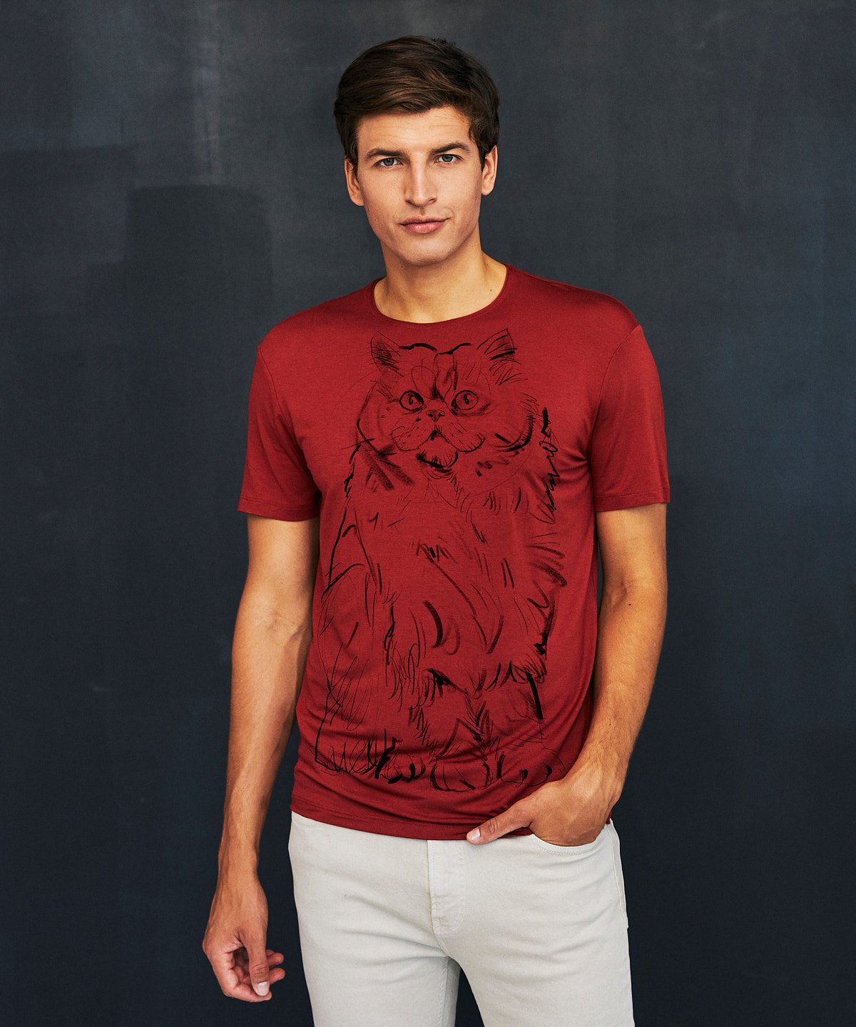 Persian no.2 marsala t-shirt MAN