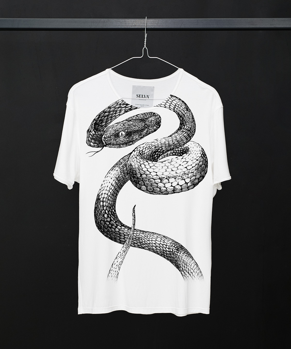 Trimeresurus white t-shirt MAN