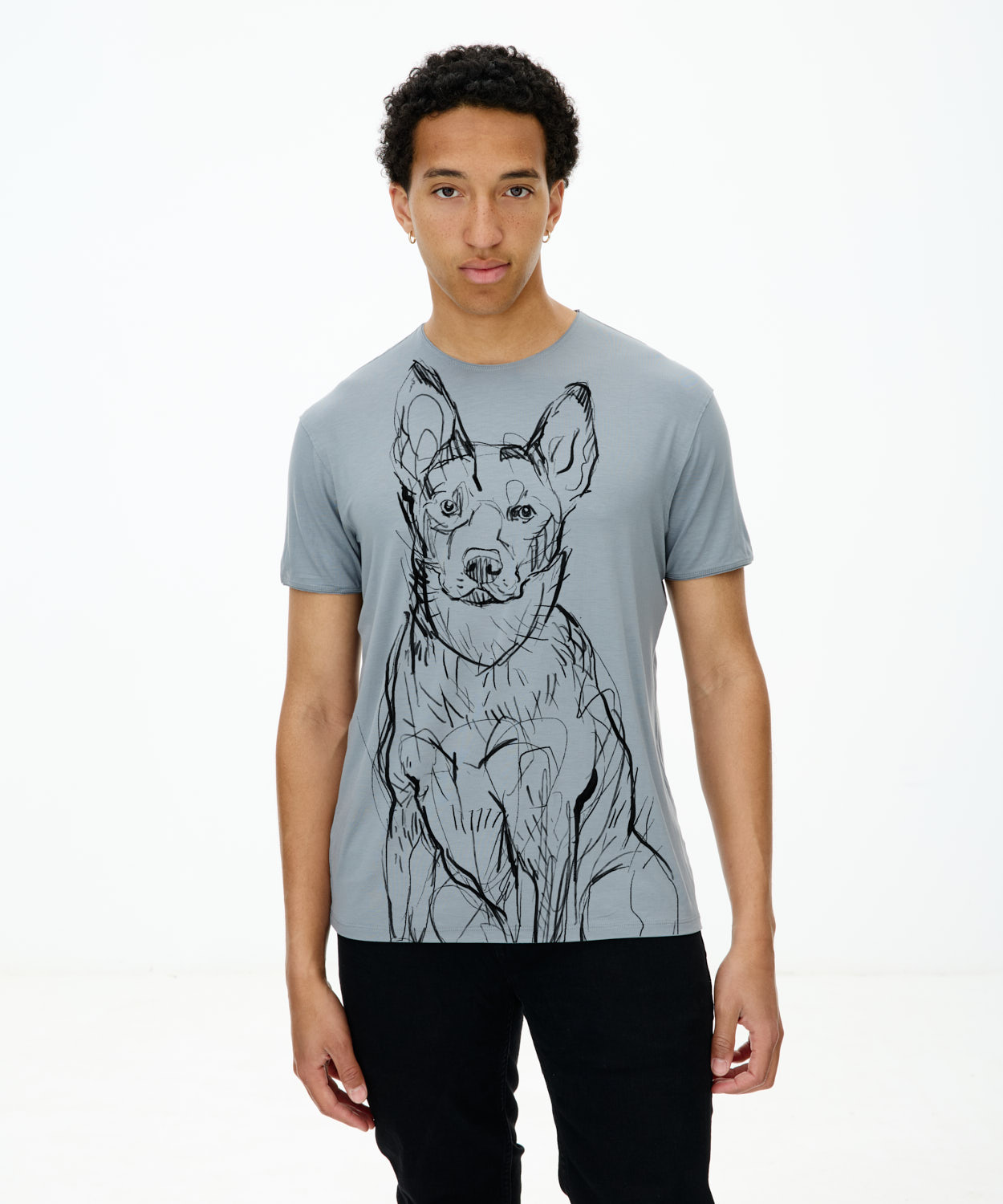 Australian Cattle Dog Storm Cloud T-shirt Man