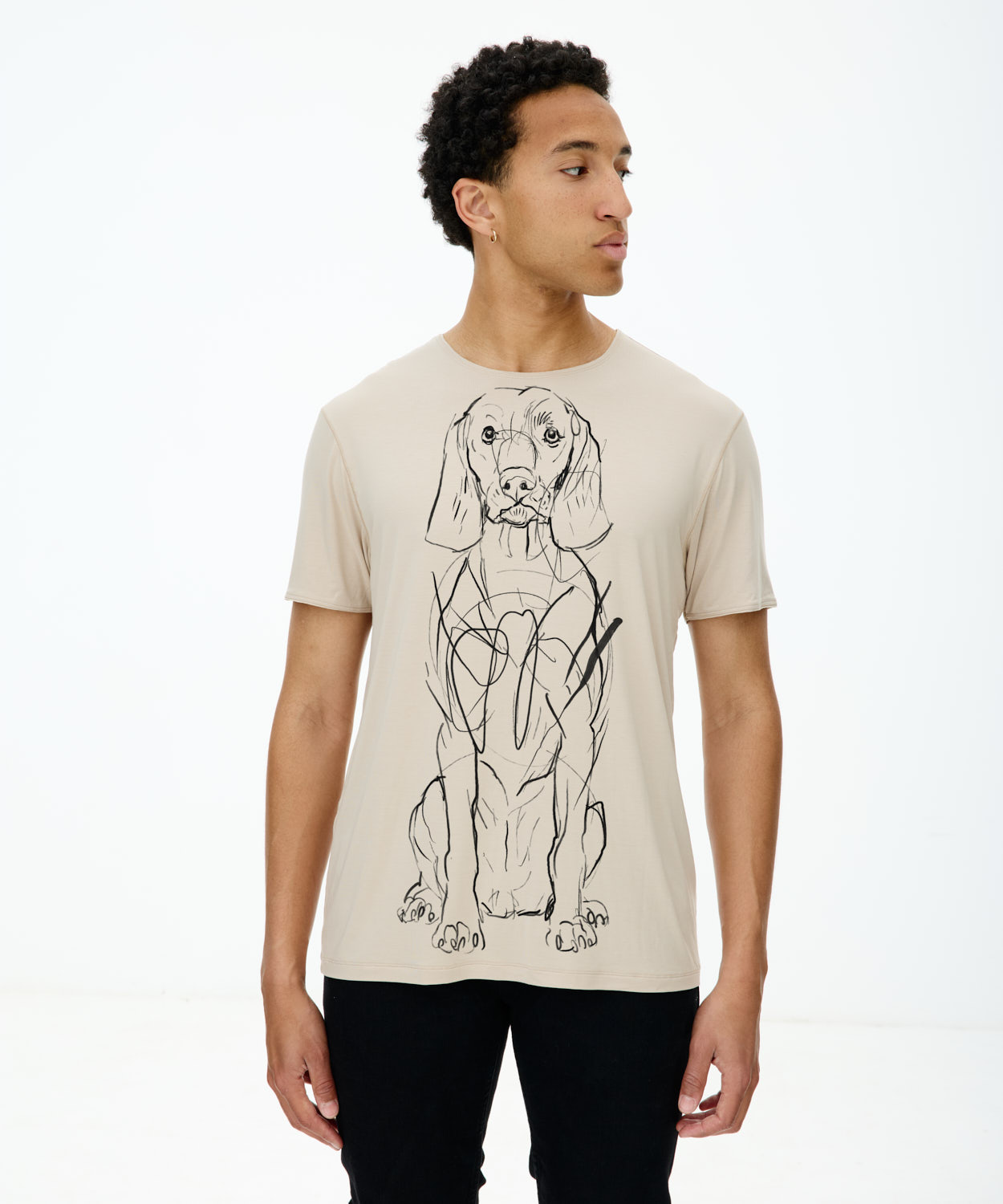 Bavarian Mountain Hound Hummus T-shirt Man
