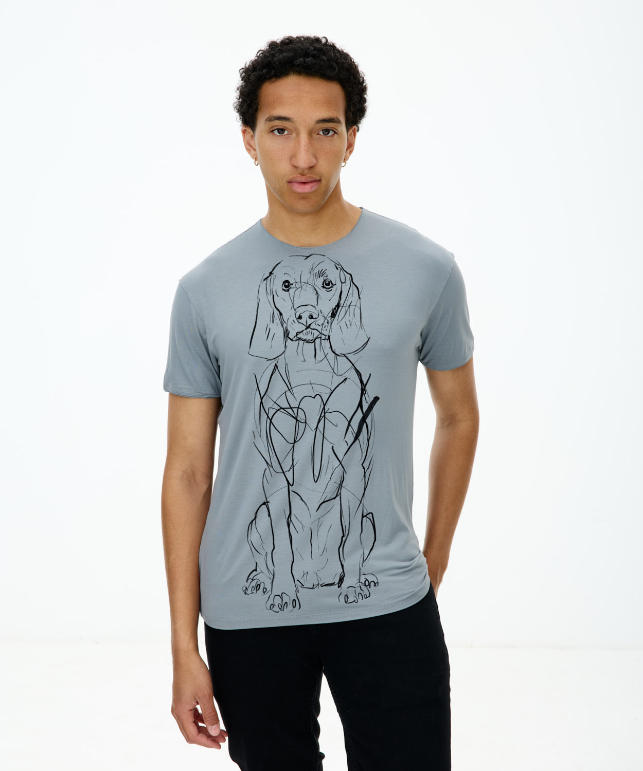 Bavarian Mountain Hound Storm Cloud T-shirt Man