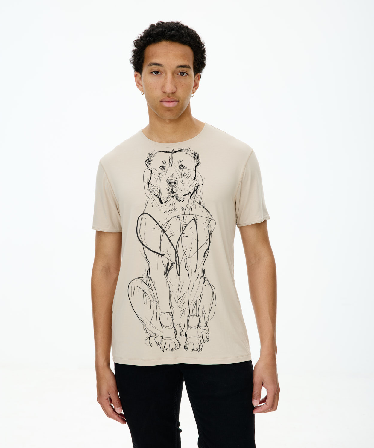 Central Asian Sheperd Dog Hummus T-shirt Man